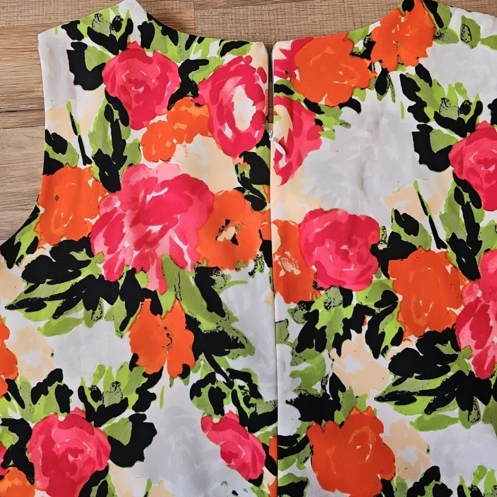 Ronni Nicole Floral Dress Size 16 - Picture 4 of 6